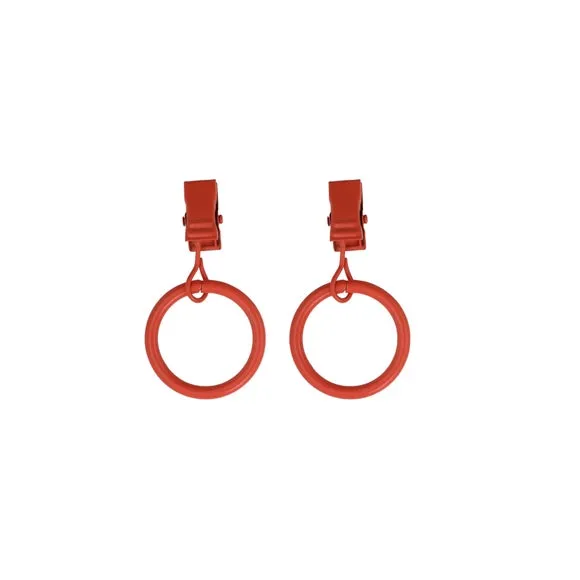 Rainbow Curtain Rings with Clips Dia. 10/13mm 2