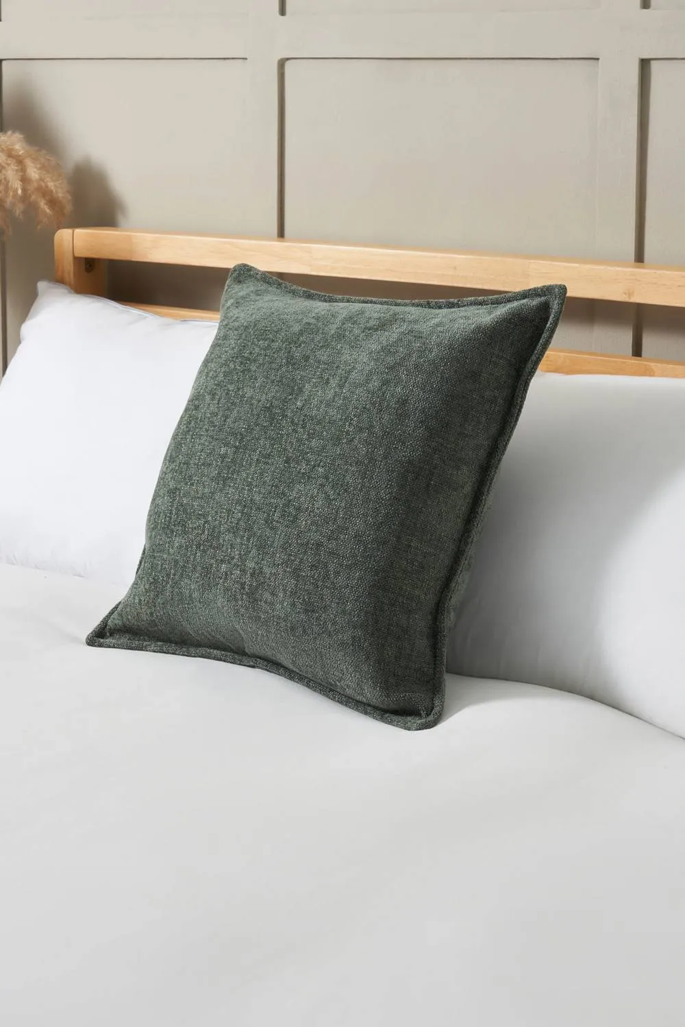 BHS Oxford Cushion in Green 1