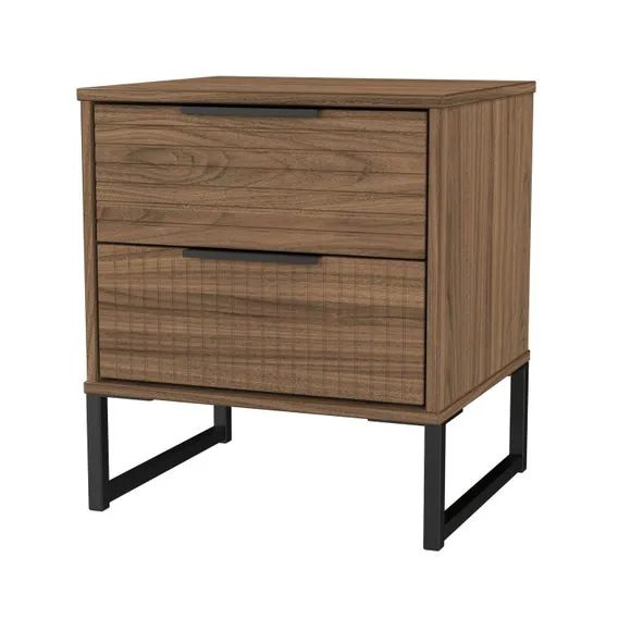 Harborne 2 Drawer Bedside Table 4