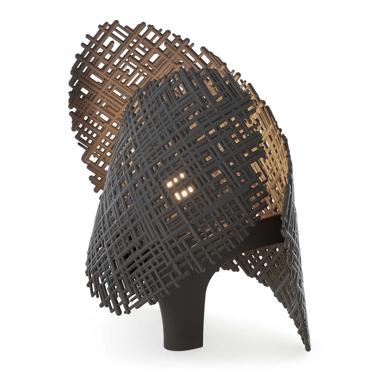 Kartell Tea Table Lamp 28X21X32.5 Antracite, Black | Barker & Stonehouse 3