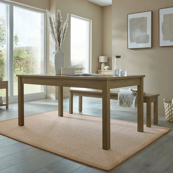 Sisal Look Border Easy Care Rug 1