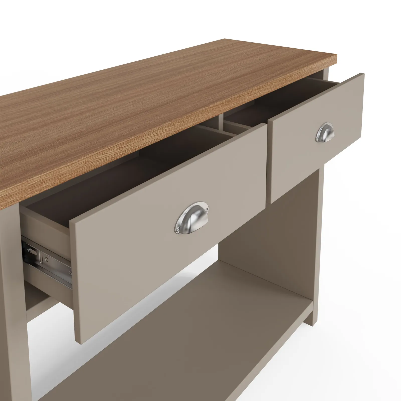 GFW Lancaster Console Hall Table in Grey 6