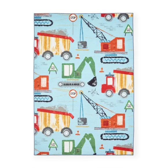 Catherine Lansfield Kids Construction Rug 5