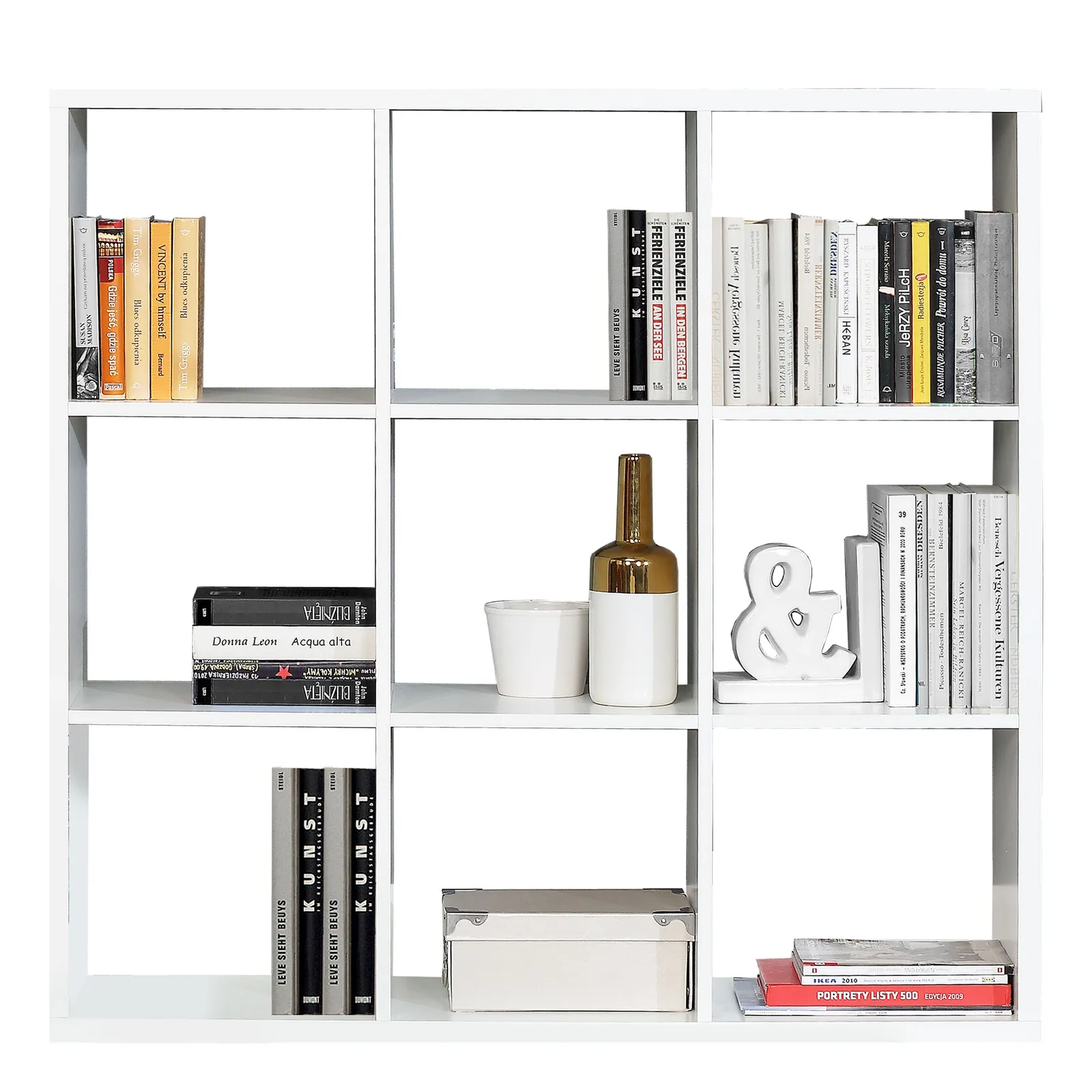 Furniture To Go Mauro 3x3 Storage Unit in White 5