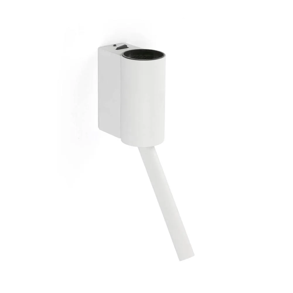 Netlighting Dante LED Reading Wall Light Matt White 5W 3W 2700K