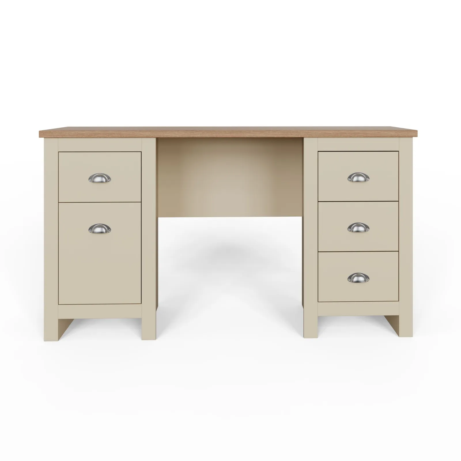 GFW Lancaster Study Desk in Cream 4
