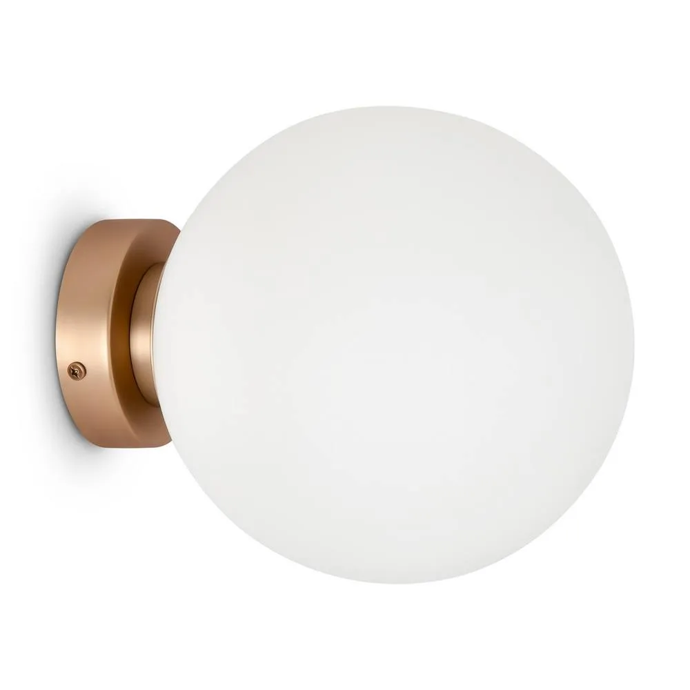 Netlighting Maytoni Basic Form Large Modern Wall Lamp Gold E14 2
