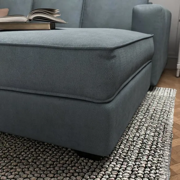 Claude Tonal Chenille Corner Chaise Sofa 5