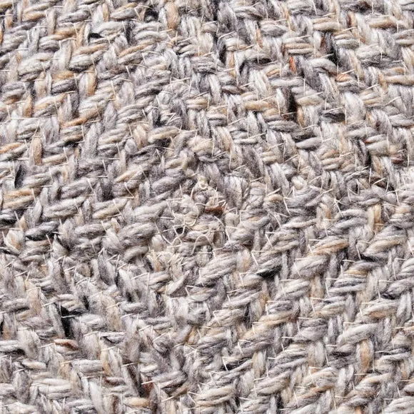 Set of 3 Warm Grey Tweed Square Scatter Cushions 2