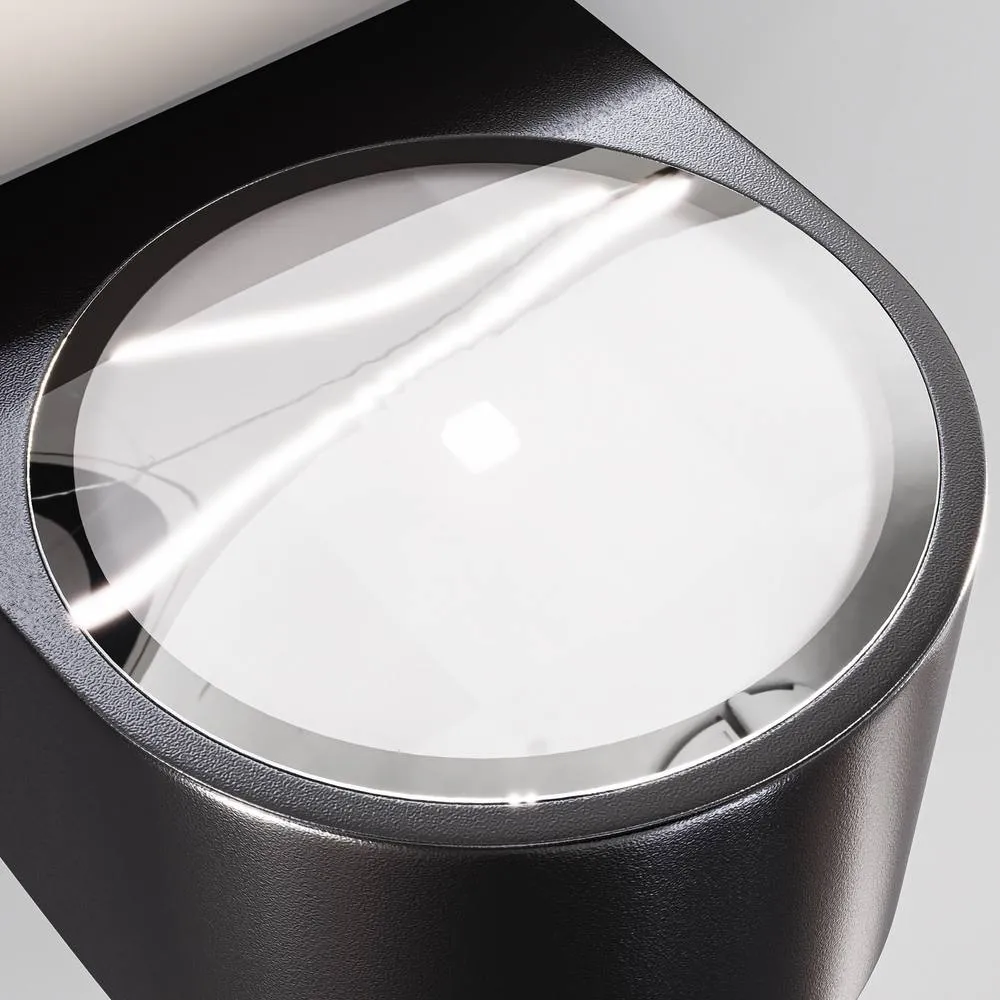 Netlighting Blow Outdoor Wall Down Lamp Graphite 3000K 500lm IP54 in Grey 2