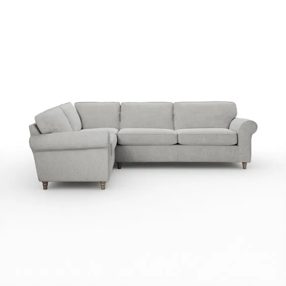 Flori Soft Chenille Corner Sofa 6