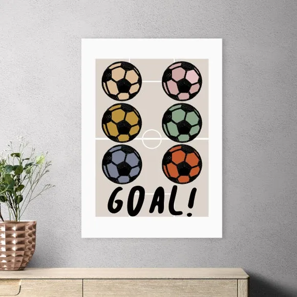 East End Prints Goal! Print by Wonder and Rah 1