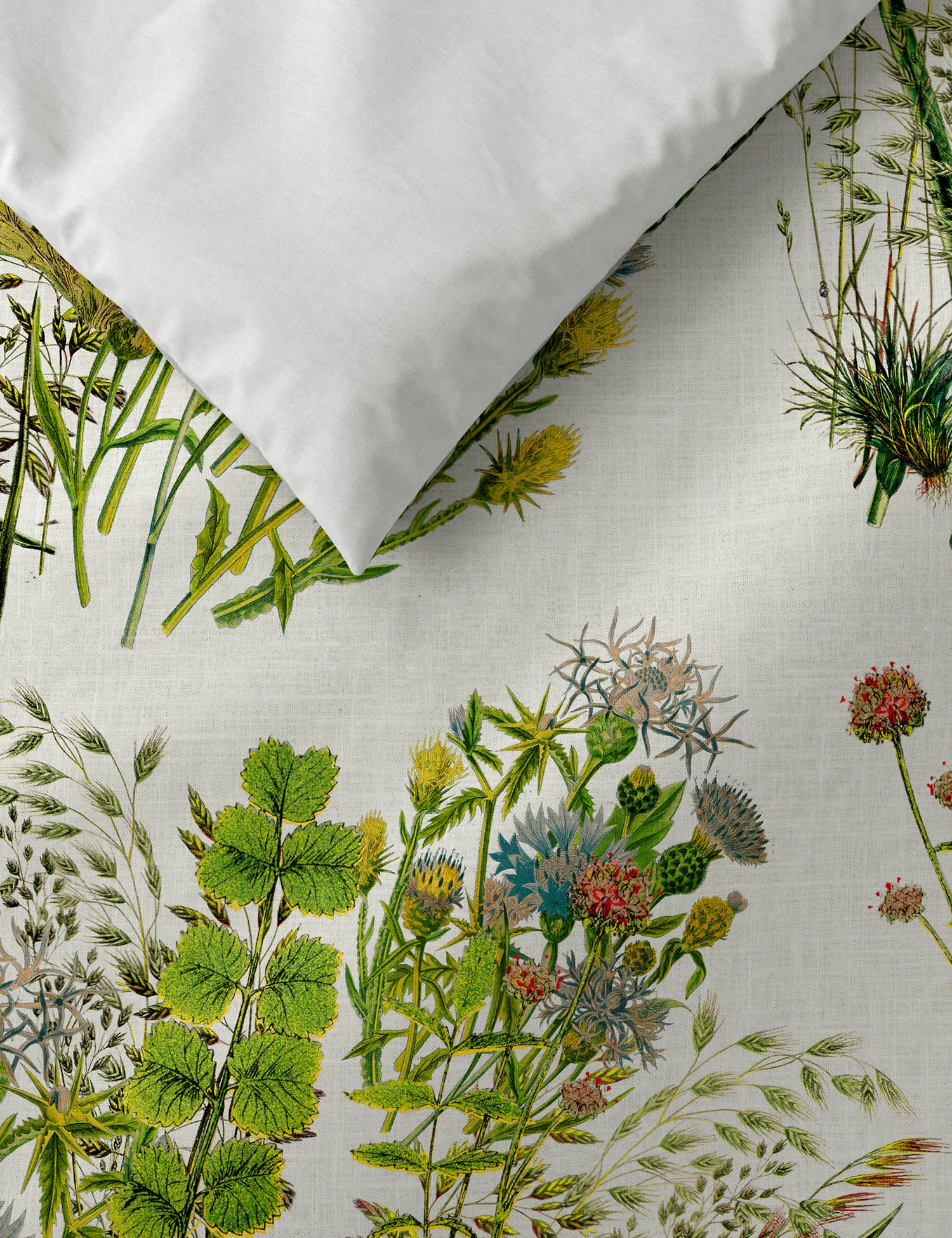 M&S Pure Cotton Botanical Bedding Set
