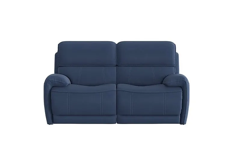 Link 2 Seater Fabric Power Recliner Sofa with Power Headrests - Blue