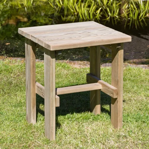 Lily Wooden Garden Side Table 2