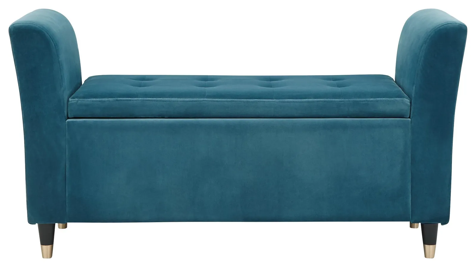 GFW Genoa Velvet Window Seat in Teal 4