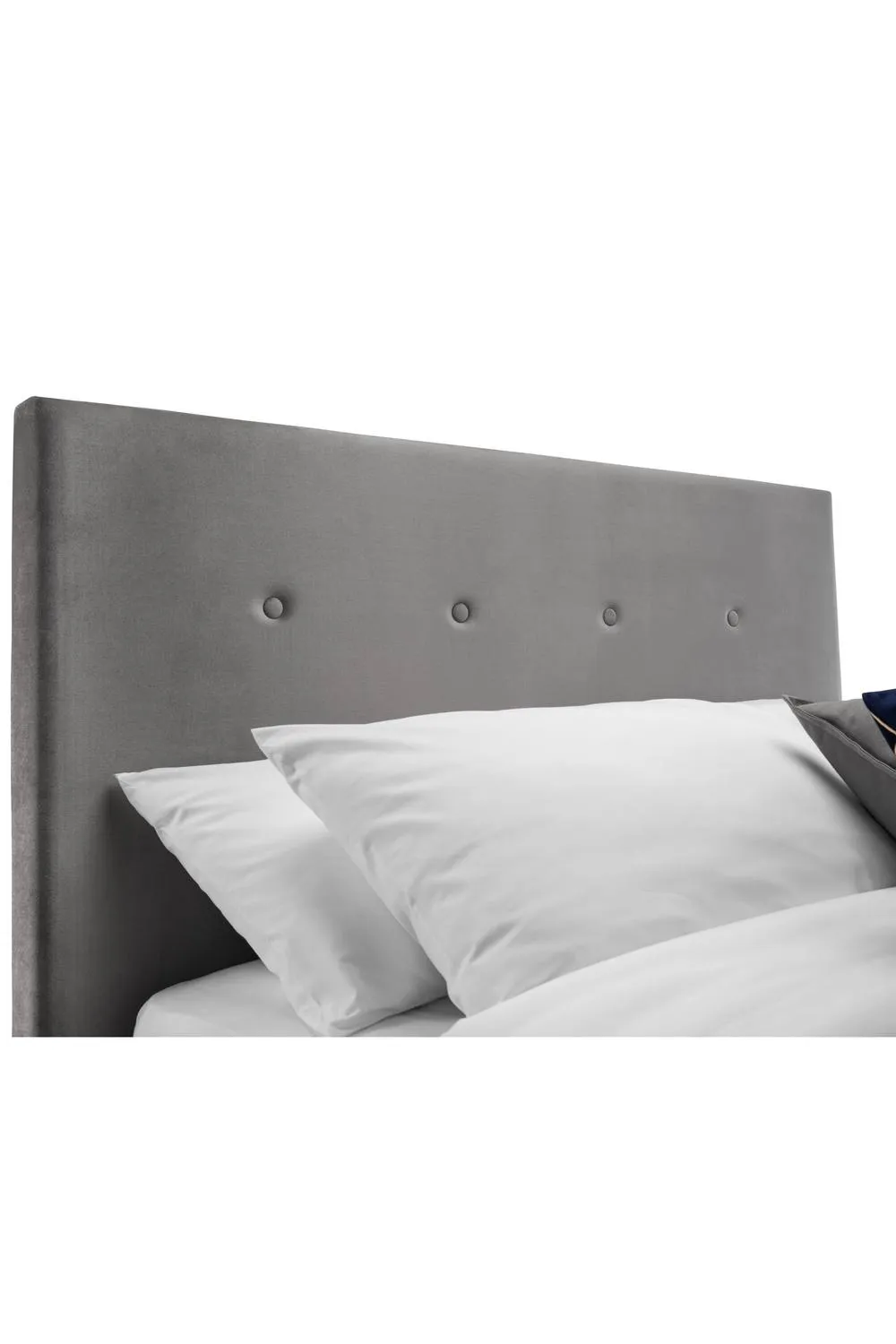 Julian Bowen Shoreditch Upholstered Ottoman Storage Bed in Grey 5