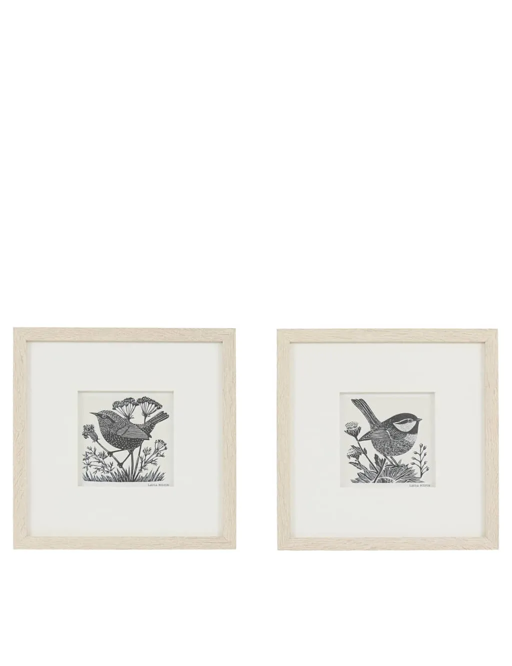 Gallery Direct Set of 2 Rural Studies I Framed Art Black Mix