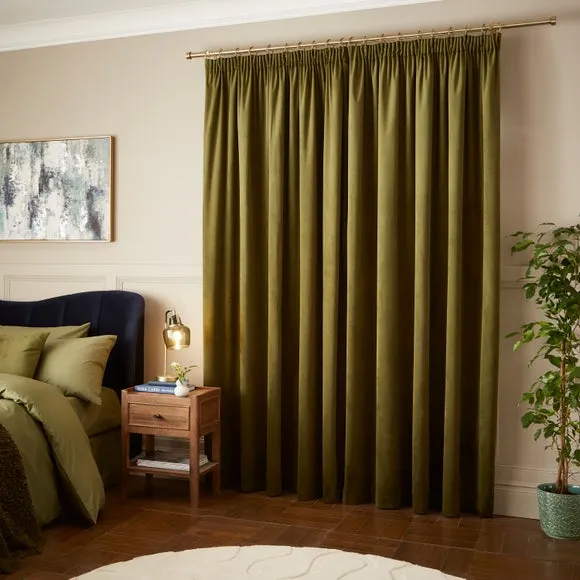 Luxe Velour Pencil Pleat Curtains 4
