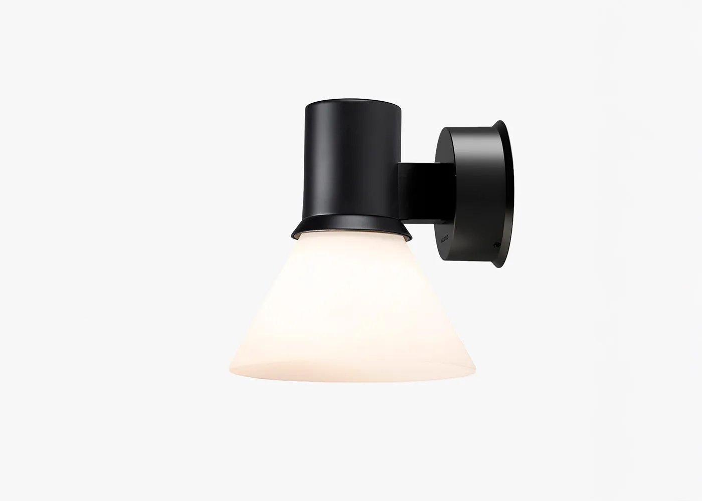 Anglepoise Type 80 Glass Wall Light Matte Black/Opal White