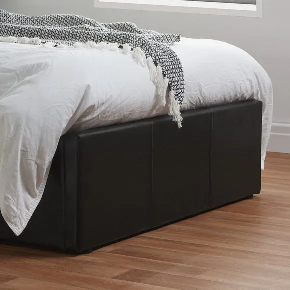 Berlin Ottoman Bed Frame, Faux Leather 5