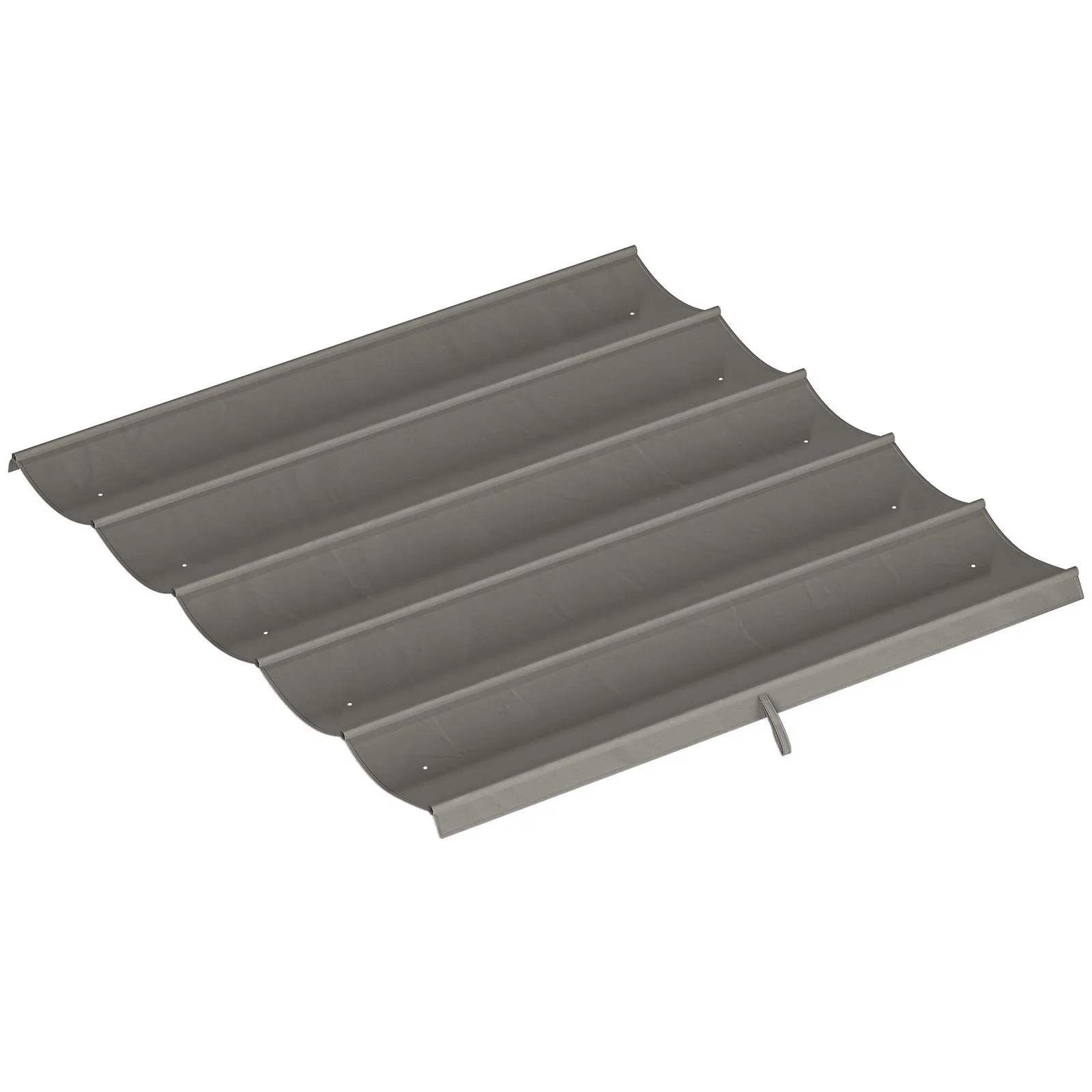 OUTSUNNY 2.55x2.5 m Pergola Cover Replacement for 3x3 m Frame, Light Grey 2