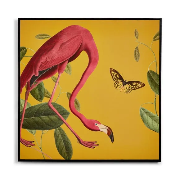 Flamingo Framed Canvas 3