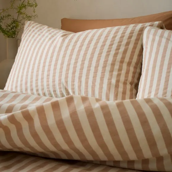 Pineapple Elephant Cotton Rich Woven Stripe Duvet Cover & Pillowcase Set 2