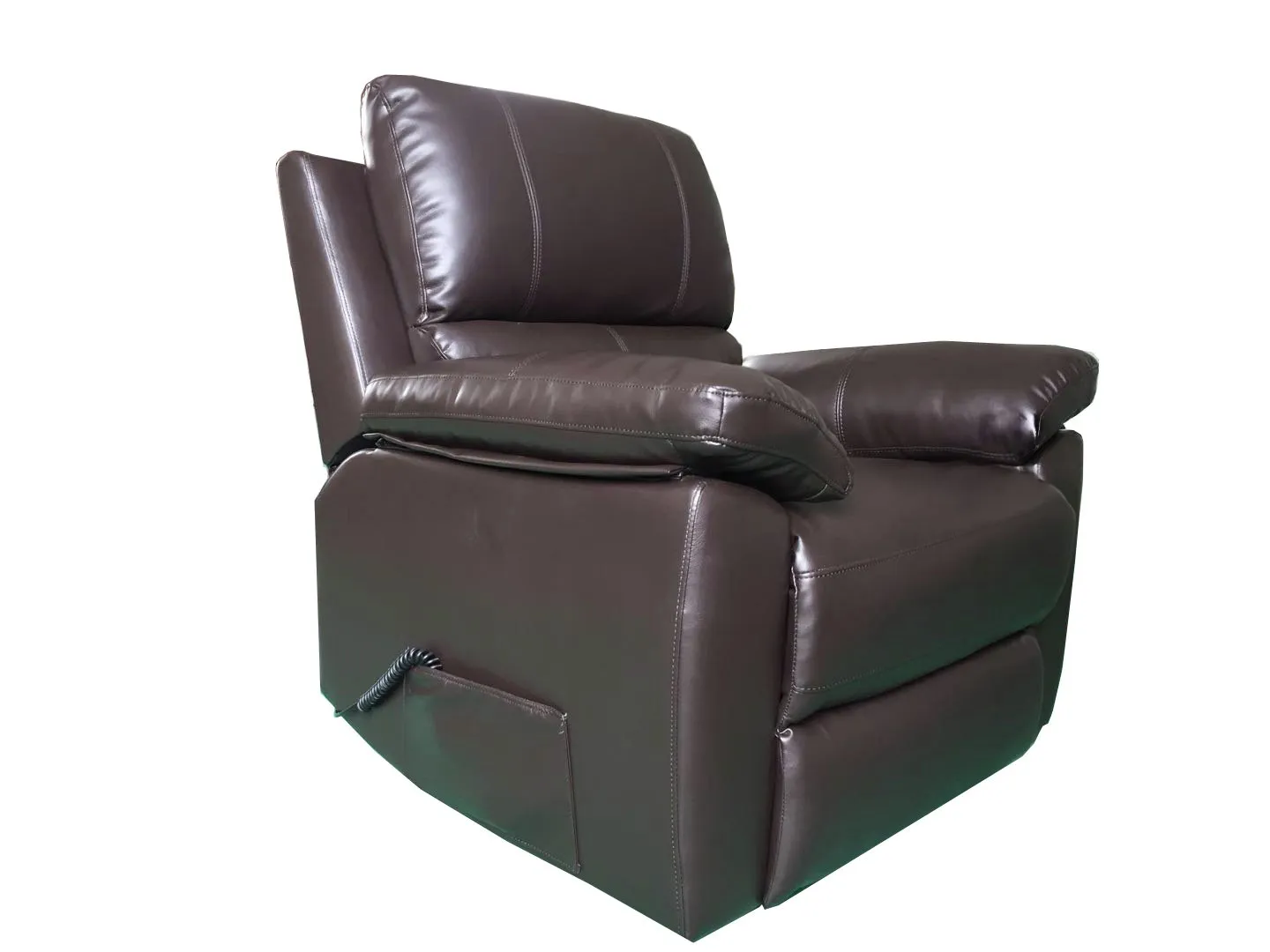 Argos Home Toby Faux Leather Rise & Recline Chair -Chocolate