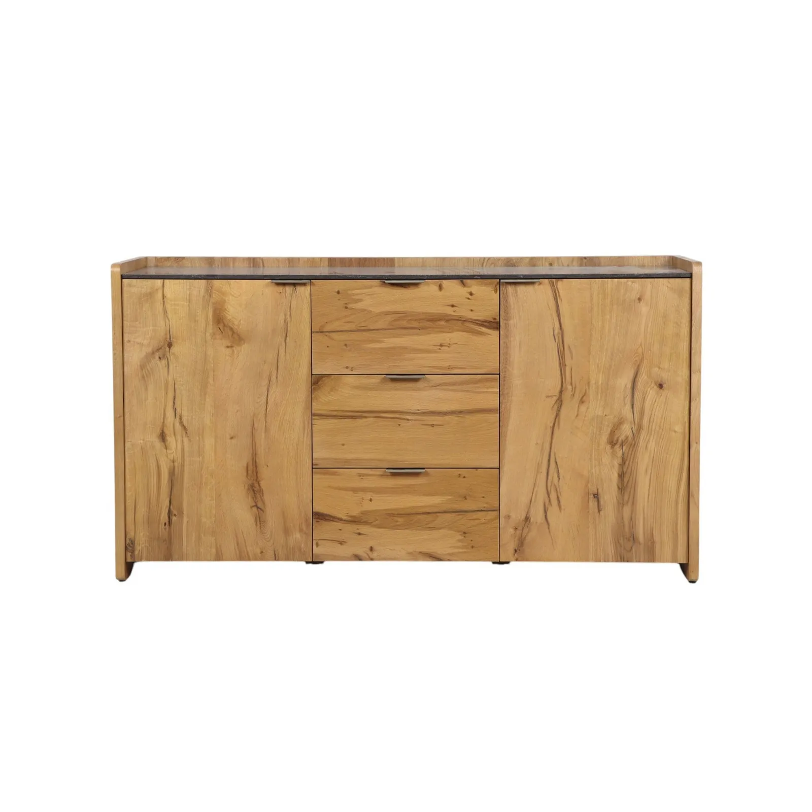 Verdon Sideboard With Blue Stone Top 150X50X82Cm, Brown Oak | Barker & Stonehouse 2