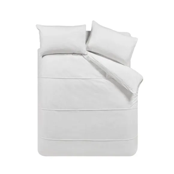 Catherine Lansfield Pom Pom 100% Brushed Cotton Duvet Cover & Pillowcase Set 4