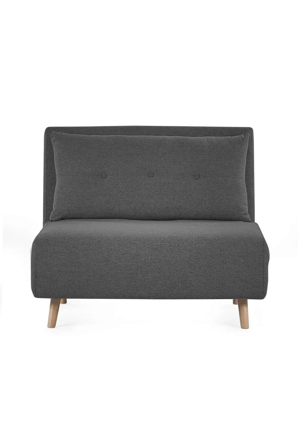 Julian Bowen Rowan Upholstered Chair Bed in Mid Grey 6