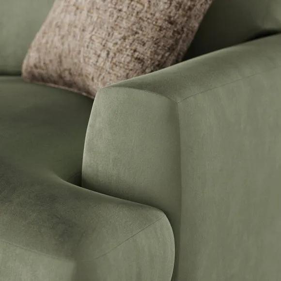 Lawson Matte Plush Velvet 2 Seater Sofa 5