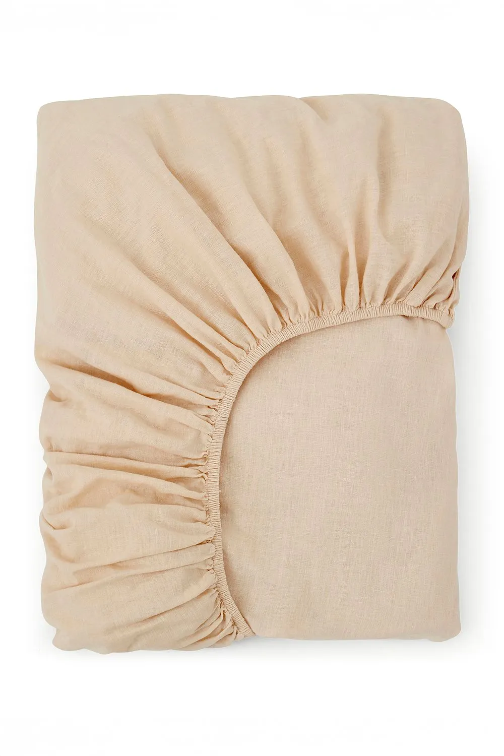 Martex Touch of Linen Fitted Sheet in Cream 3