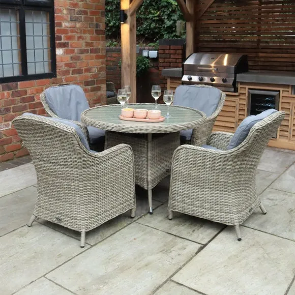 Wentworth 4 Seater Imperial Outdoor Dining Set