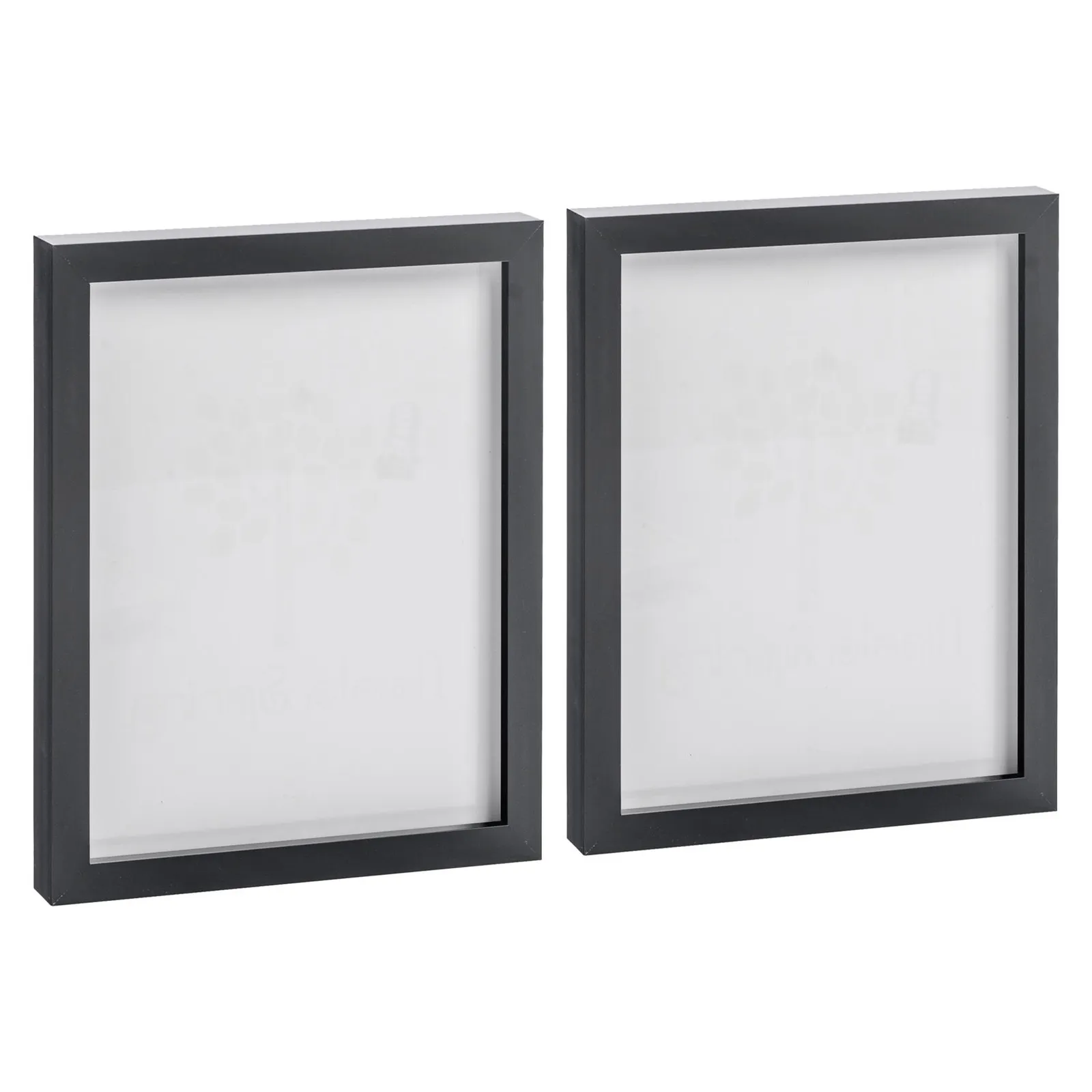 Nicola Spring Photo Frames - 8" x 10" - Pack of 2 in Black 1