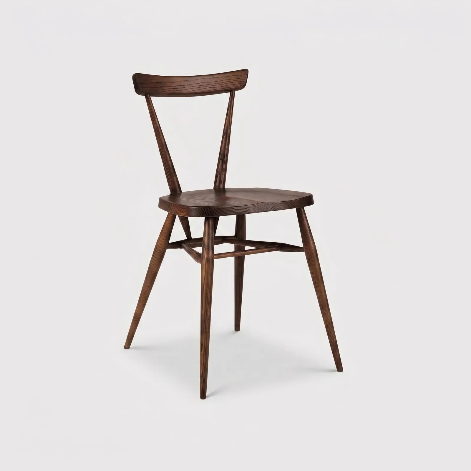 Ercol Stacking Dining Chair, Ash Wood | Barker & Stonehouse 2