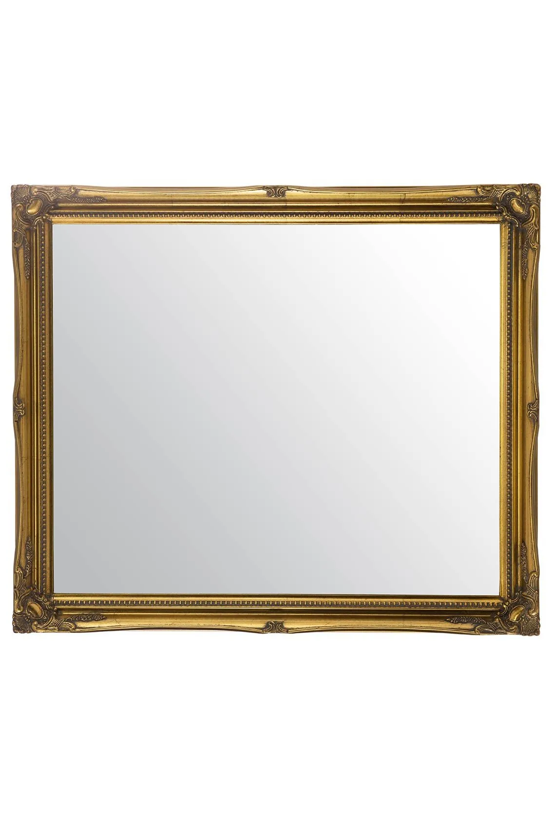 MirrorOutlet Fraser Gold Beaded Wall Mirror 71 x 61 CM 3