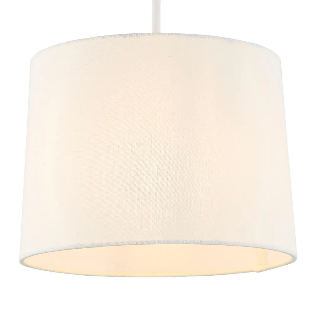 Mira 25cm Linen Easyfit Shade, Natural
