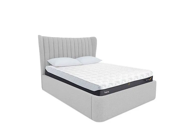 Horton Ottoman Bed Frame - King Size - Shetland Pebble