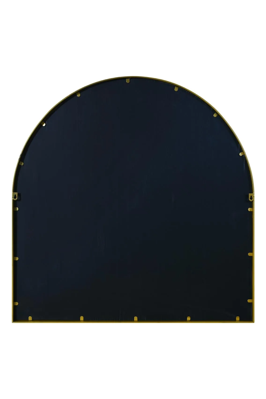MirrorOutlet Gold Metal Framed Arched Wall Garden Mirror 39" X 39" (100CM X 100CM) 3