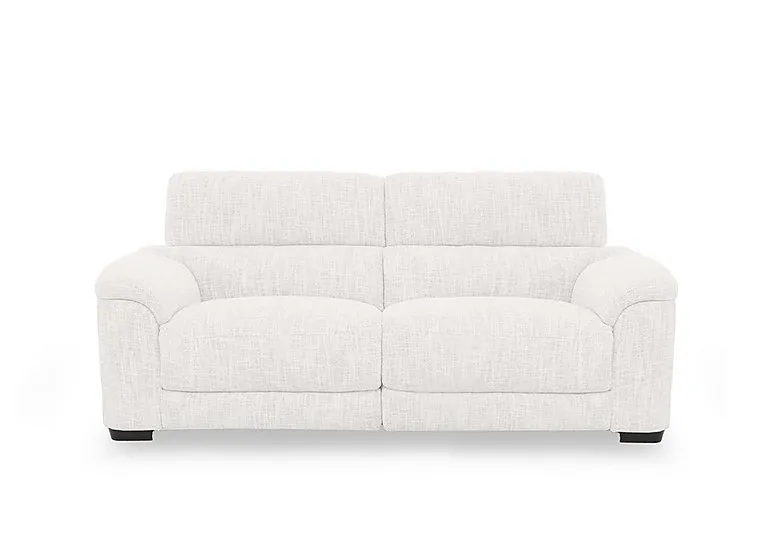Nova Fabric 3 Seater Power Recliner Sofa with Power Headrests - Frost