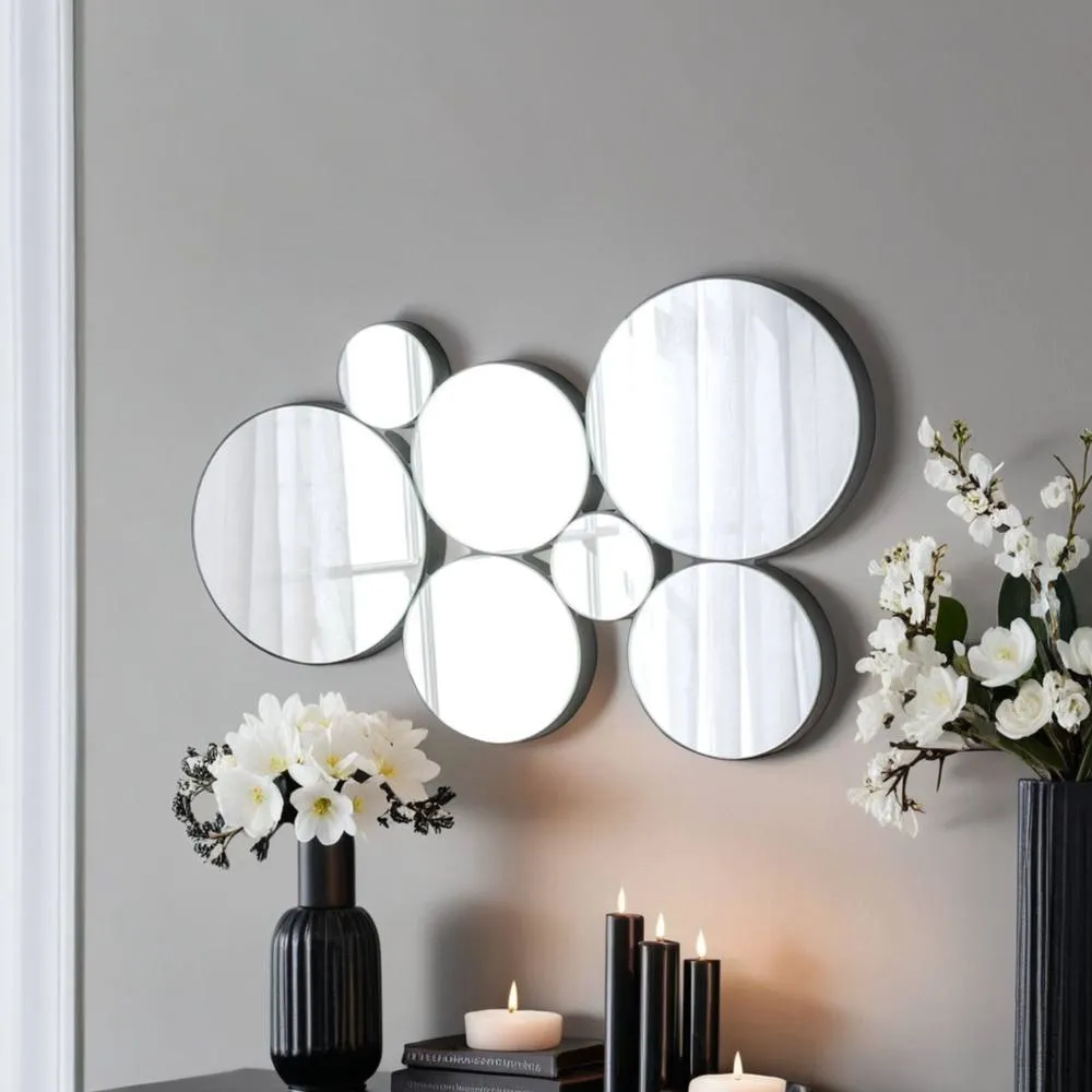 Yearn Mirrors Infinity Mirror 68(w) x 44cm(h) in Black 2