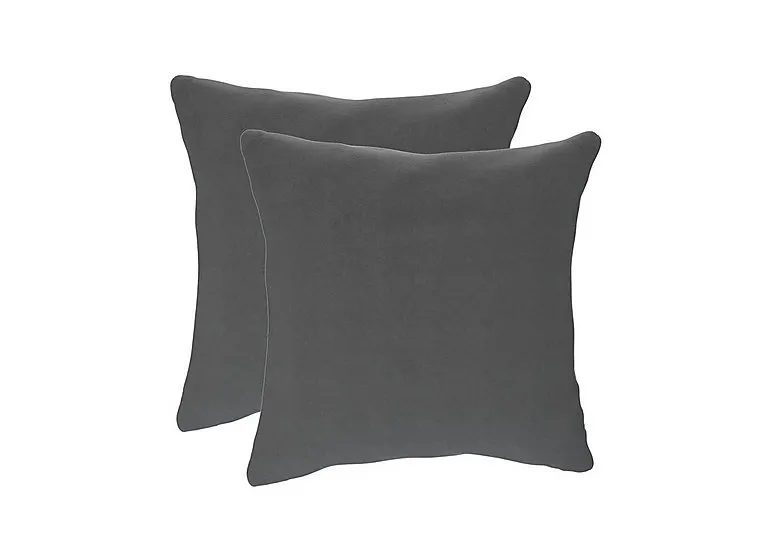 Pair of Large Scatter Cushions - Slate Shadow
