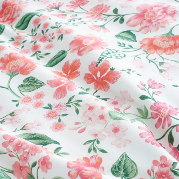 Eden Floral Polycotton Duvet Cover & Pillowcase Set 5