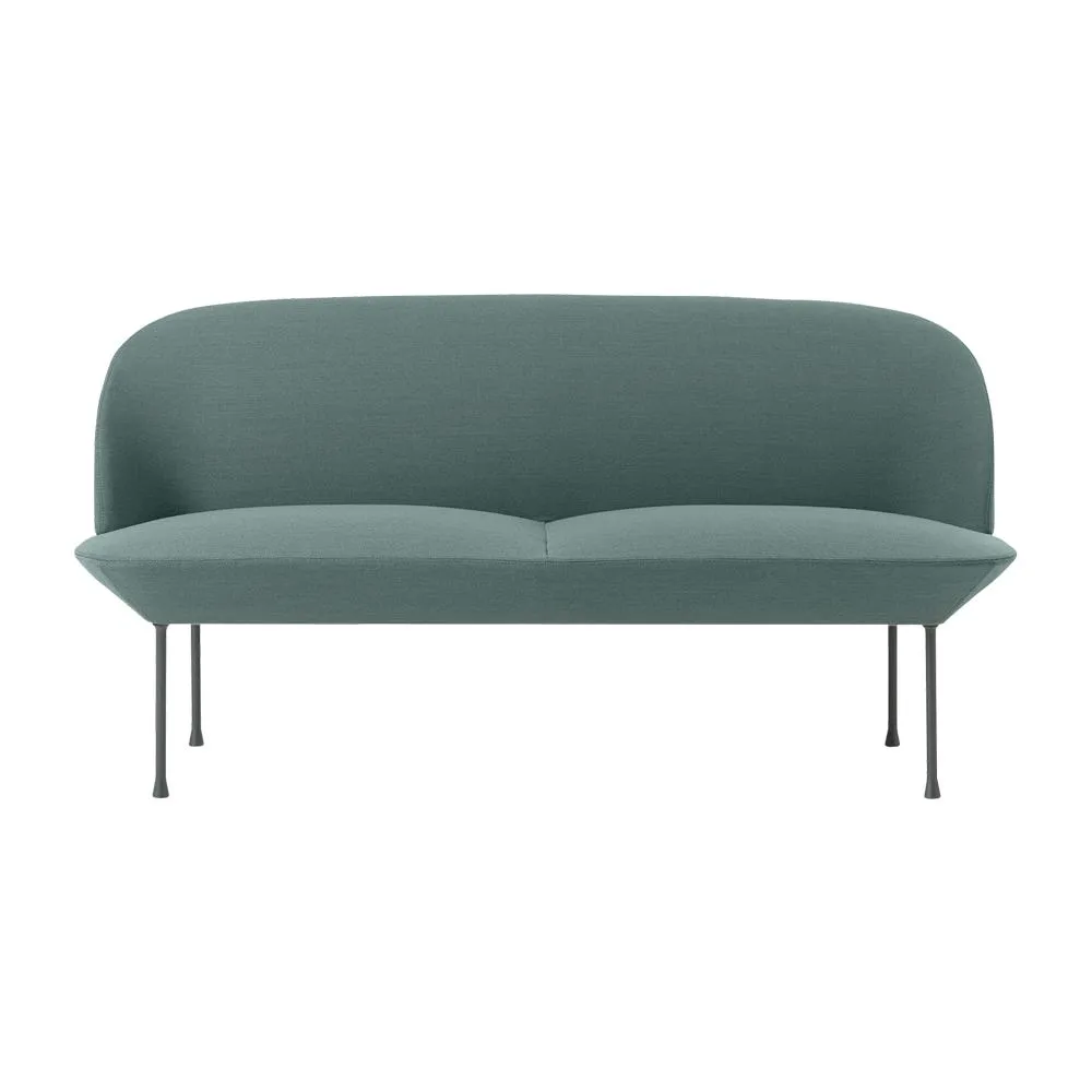 Muuto Oslo 2 Seater Sofa Steelcut Trio 966 Turquoise 2