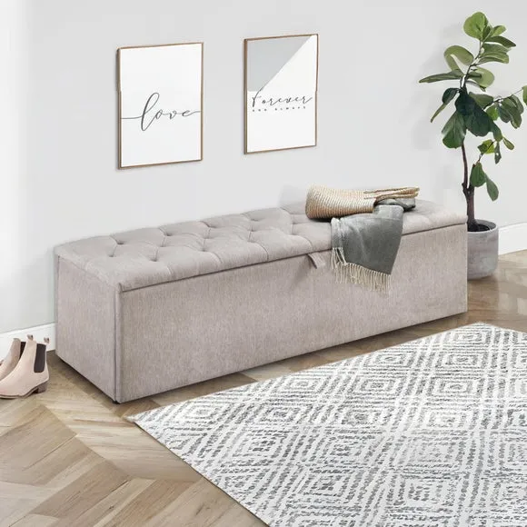 Ravello Chenille Ottoman