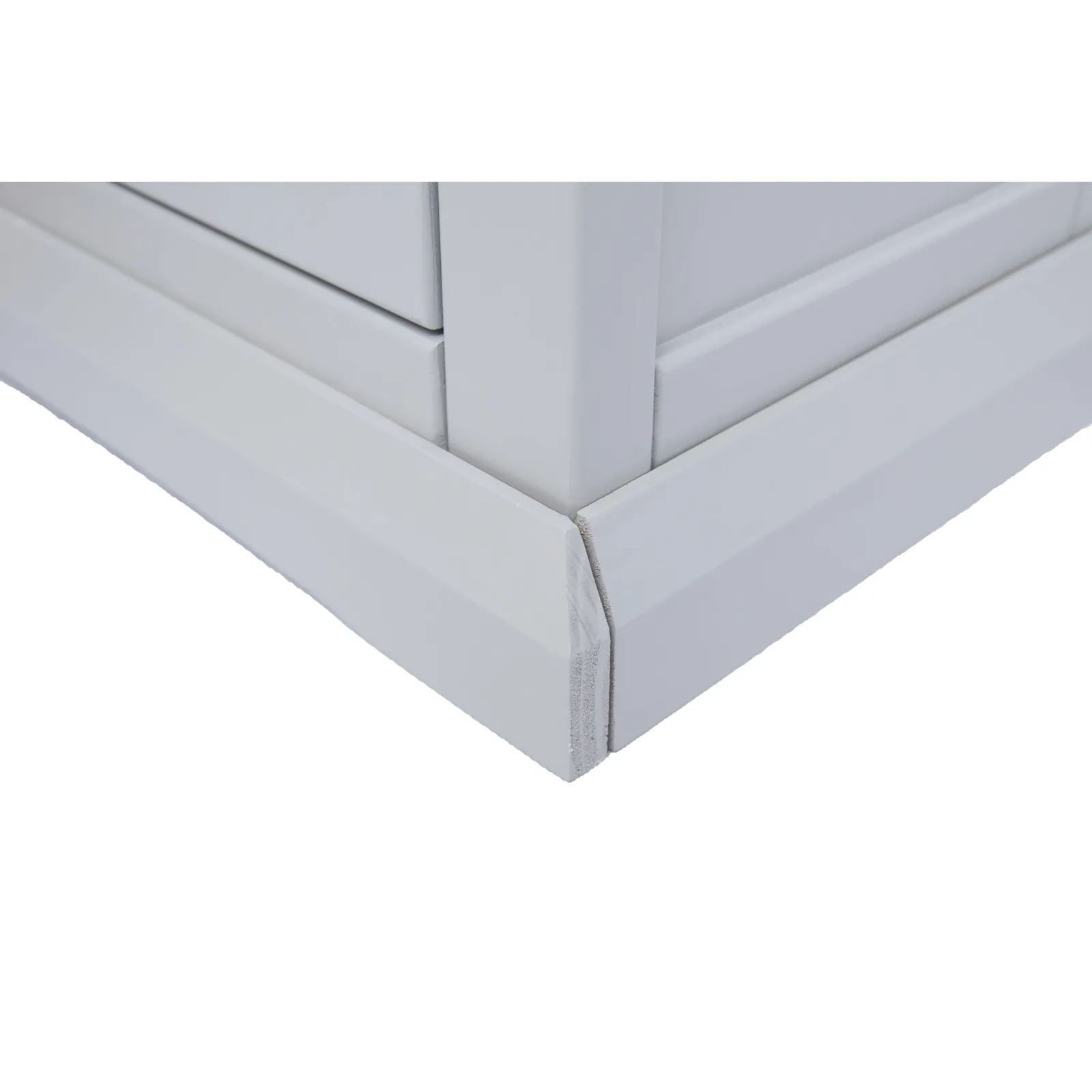 Cabinet Bits Loreo 5 Drawer Chest of Drawers Bras Drop Handle in Light Grey 6