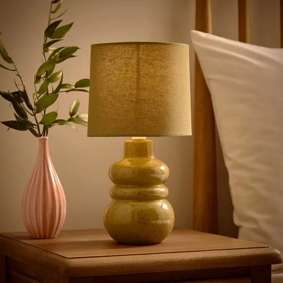 Bea Reactive Glaze Table Lamp 2