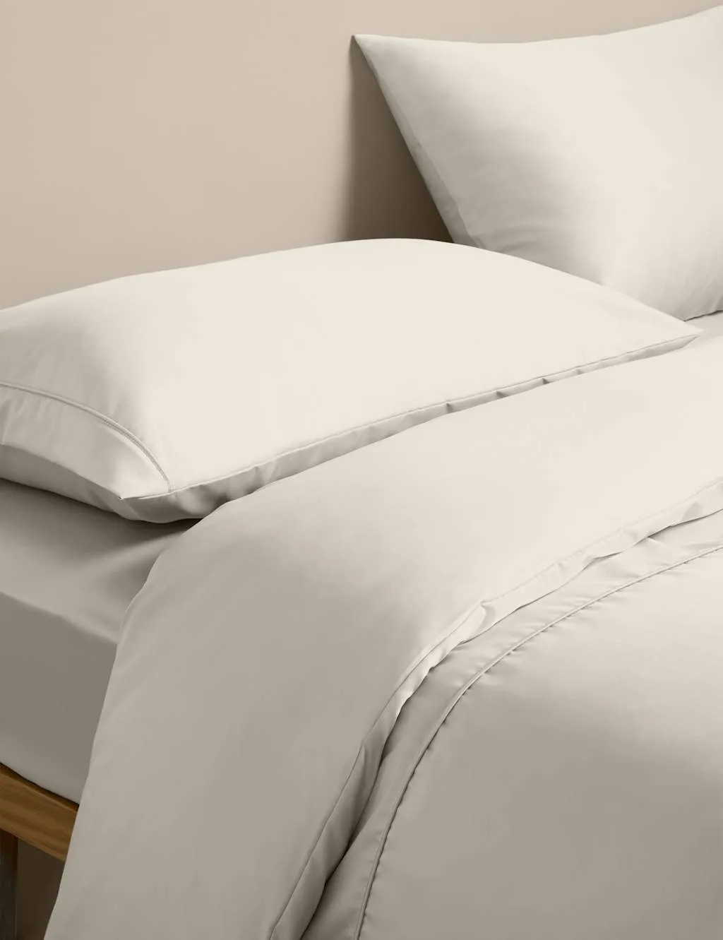 M&S Egyptian Cotton 230 Thread Count Silky Bedding Set Linen